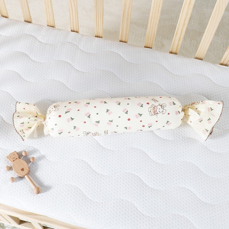 100% Cotton Baby Sleeping Pillow 3-6 Months Soft Muslin and Breathable Baby Pillow 3D Pillow For Newborn Baby-2434
