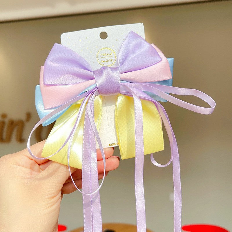 Snow White Bow Hairpin for Children Baby Princess Super Fairy Hair Accessories-CSW1019
