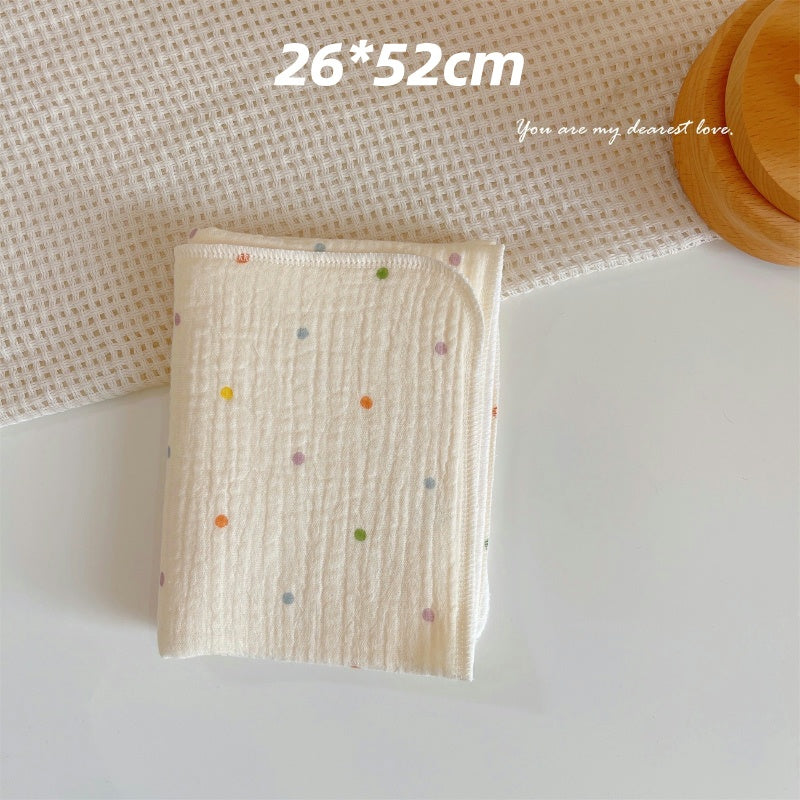 READY STOCK! Baby Muslin Cotton Washcloths | Soft Multi-Layer Face Towel | Baby Feeding Bibs | Multi-Style 婴儿棉纱洗脸巾 |