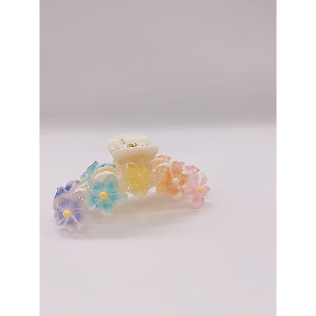 Kuromi Sanrio Cute Cartoon Transparent Shark Hair Clip Suitable for Women and Girls Hair Accessories 卡通透明鲨鱼夹