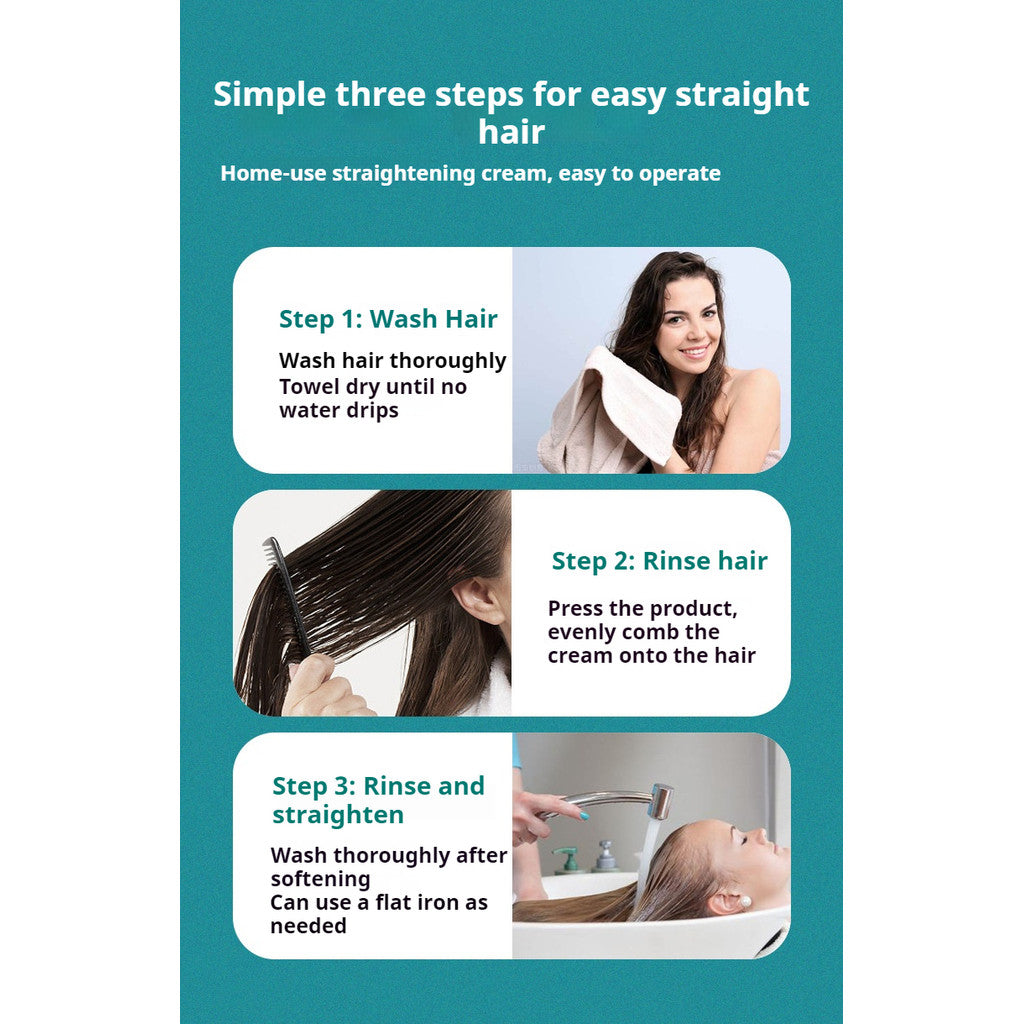 READY STOCK!!! One-Stroke Comb Straight | Anti-Frizz Soft Detangling Brush | Smooth & Silky Hair Comb for Women & Men一梳直