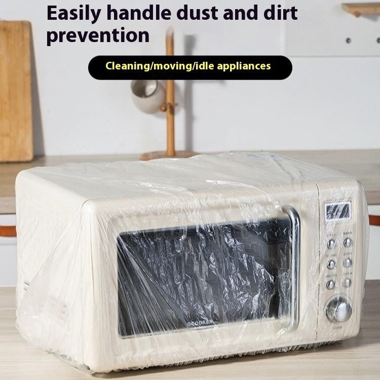 READY STOCK 10pcs Disposable Dust Cover For Appliances & Food Kitchen Home Appliances Oven 一次性防尘罩