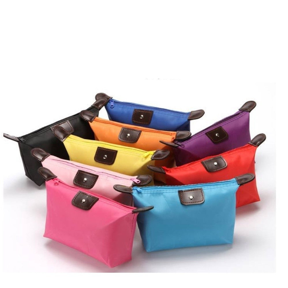 READY STOCK Travel Make Up Bag Pouch Coin Zip Lady Dompet Makeup Colourful Mini Beg Wallet Travel Women 旅行化妆包