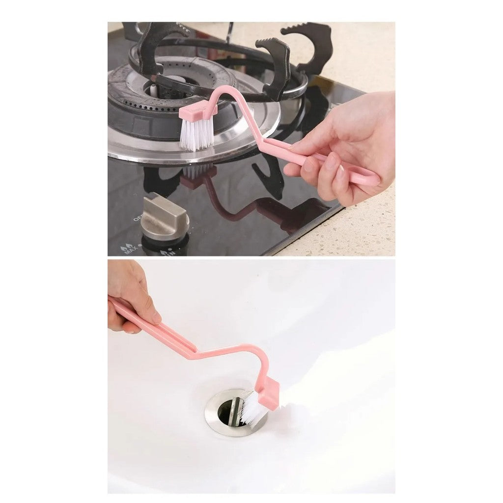 【READY STOCK】V-Shaped Toilet Brush | Deep Corner Cleaning Bathroom Scrubber | Gap Cleaner for Toilet Bowl V型马桶刷