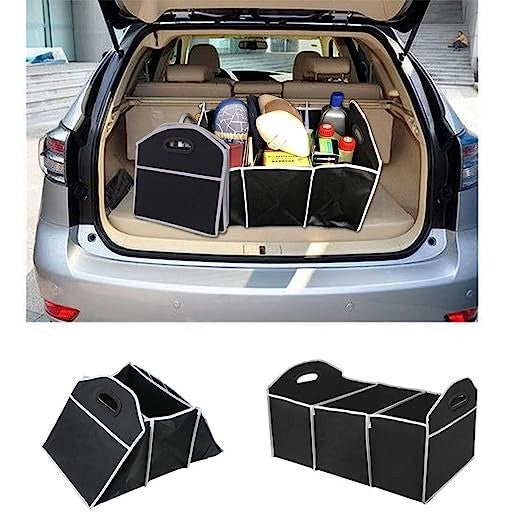 【READY STOCK】Car Storage Organizer Box | Foldable Multi-Functional Trunk Organizer 车载收纳置物箱