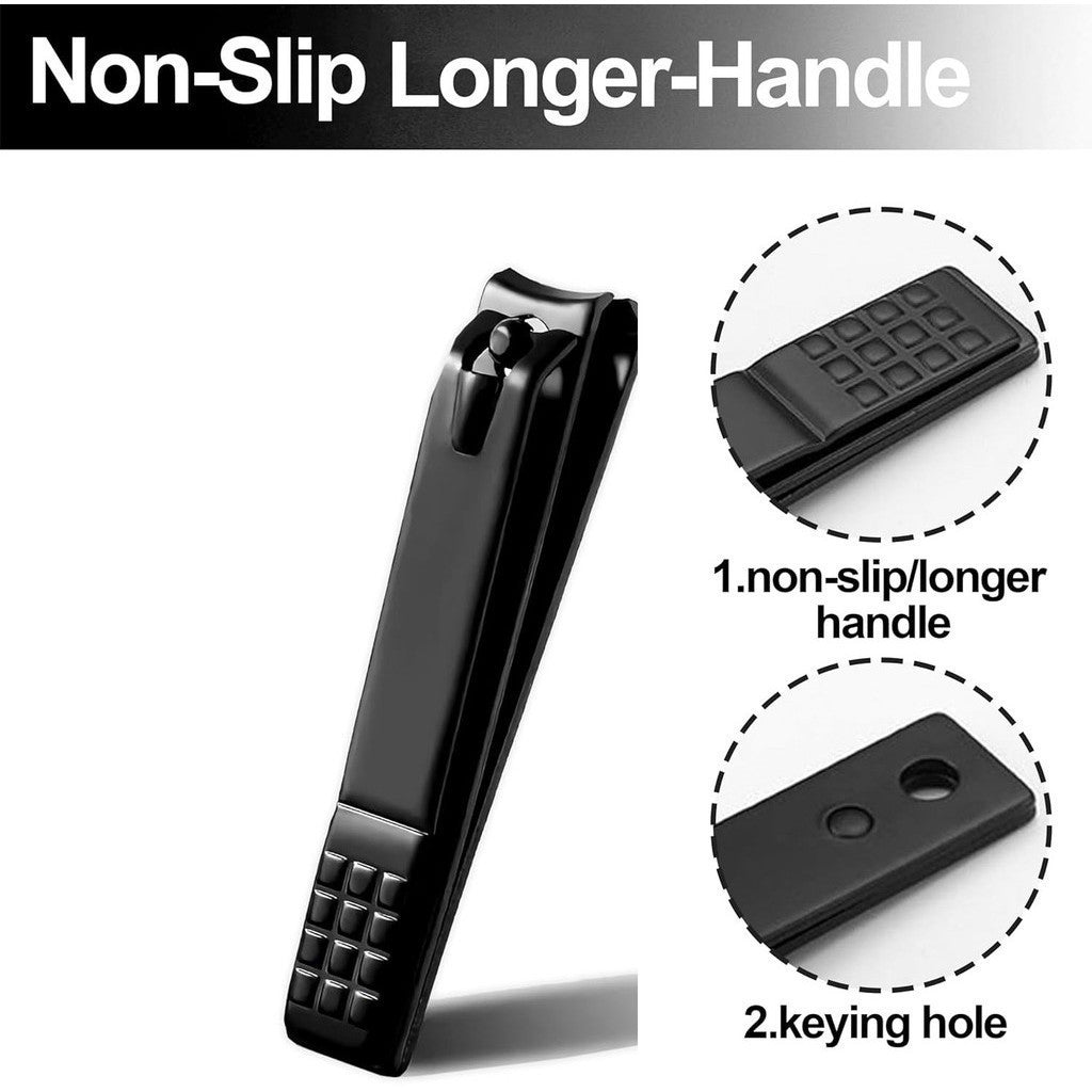 【READY STOCK】Stainless Steel Nail Clipper | Portable Nail Cutter for Fingernails & Toenails | Manicure Pedicure Tool 指甲剪