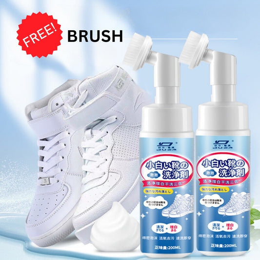 【READY STOCK】Pencuci Kasut Putih | White Shoe Cleaner | Shoe Cleaning Foam | Whitening & Stain Remover for Shoes 小白鞋清洗剂