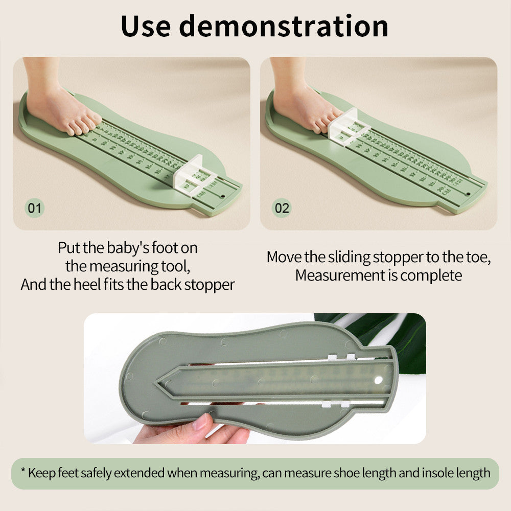 【READY STOCK】0-8 Age Baby Foot Measuring Gauge | Infant Foot Size Ruler | Kids & Baby Shoe Fit Measuring Device 宝宝量脚器