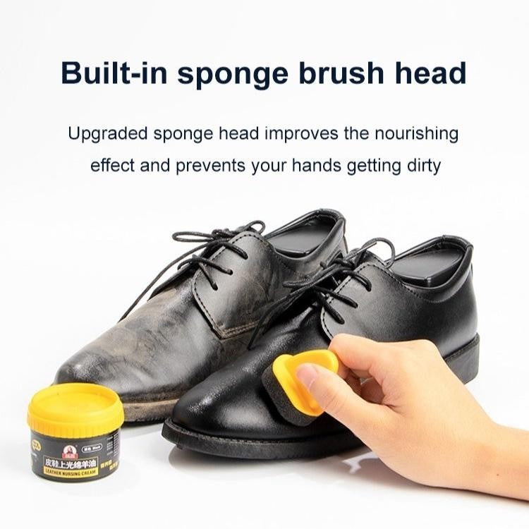 【READY STOCK】Leather Nursing Cream | Nourishing & Glossy Conditioner for Leather Shoes | Anti-Crack Shoe Oil 皮鞋上光绵羊油