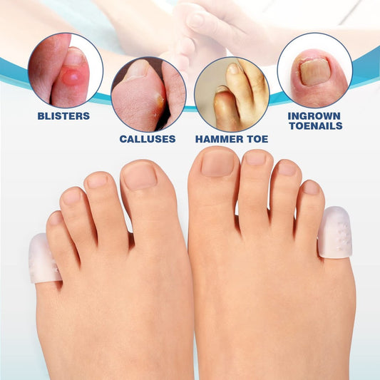 【READY STOCK】Silicone Little Toe Protector Sleeves | Pinky Toe Guard for Blister, Pain, Bunion Relief 小脚趾保护套