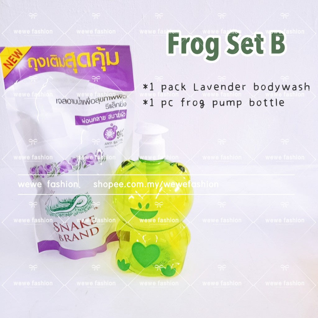 READY STOCK!!!! Snake Brand healty shower soap Prickly Lavender 180ml/400ml/450ml 蛇粉洗身露 Original Thailand