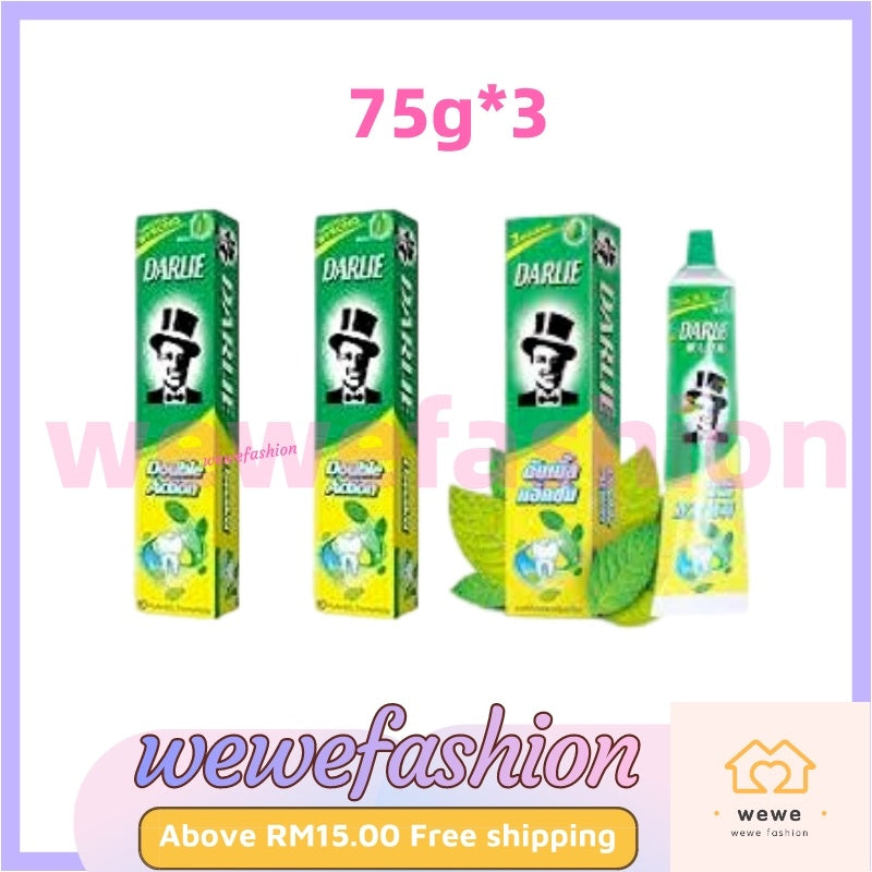 Darlie Toothpaste Value Pack 2in1 ( 225g X 2pcs ) 100% Original Genuine Darlie Product Ubat Gigi Darlie 黑人牙膏