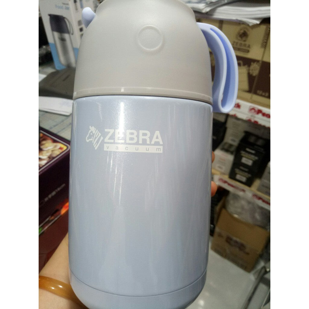 100% Original Thailand Zebra Stainless Steel 0.65LT Vacuum Food Jar Z123006 123006