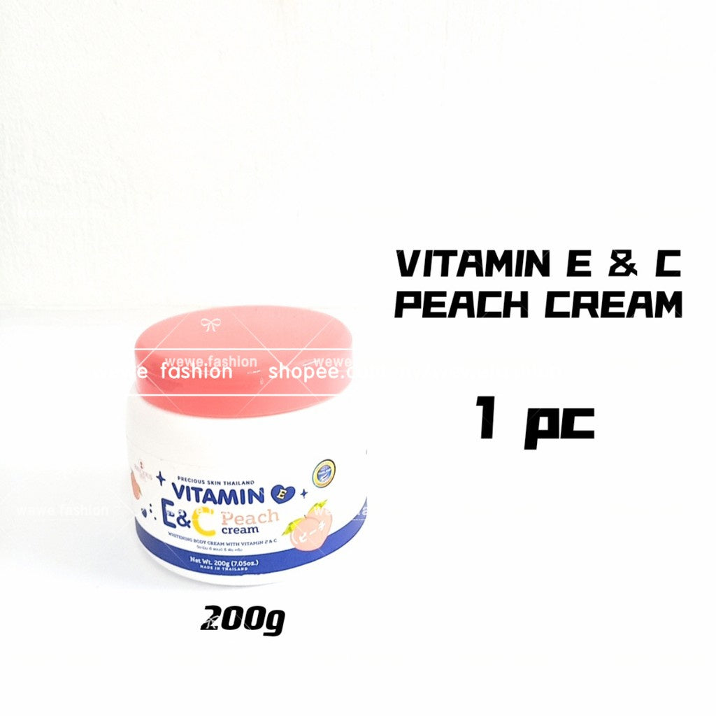READY STOCK!!!AR Full Set Vitamin E Moisturizing Whitening Snail White Body Cream 200g