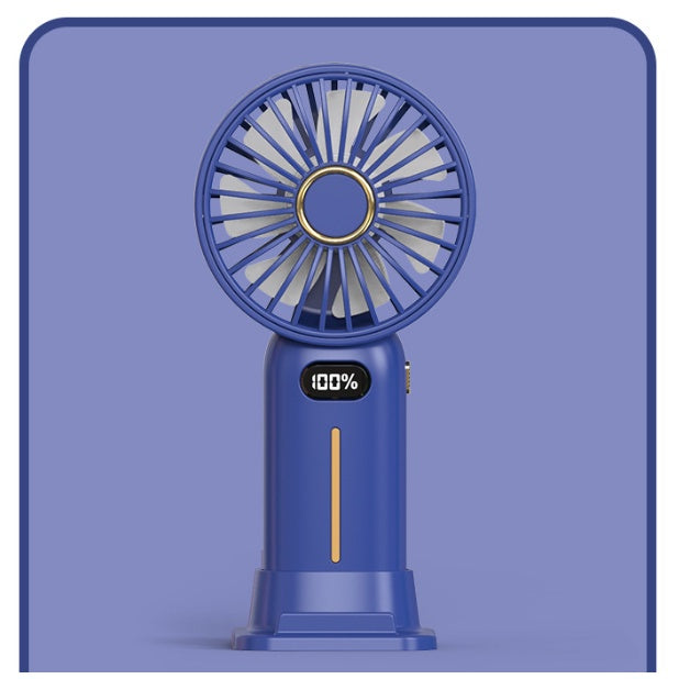 READY STOCK!!! Rechargeable Portable Mini Fan | Handheld USB Charging Fan with Adjustable 4-Speed Wind 充电便携式迷你风扇