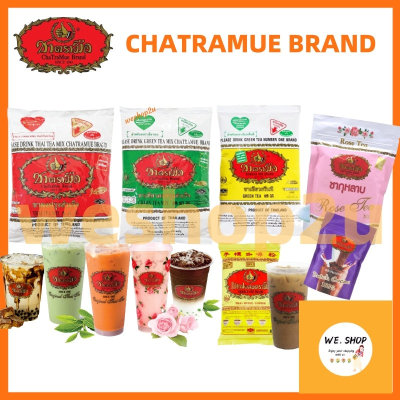 READY STOCK!!!HALAL Thai Chatramue Thai Tea Thai Green Tea Teh Merah Teh Hijau 400g/200g 泰国手标茶 红茶 & 绿茶