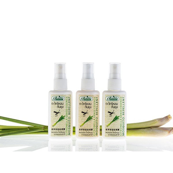 Ready Stock!!!! Green Herb Citronella Mosquito Repellent Green Herb 40 Ml. 正品泰国Green Herb 香茅草驱蚊喷雾50ml