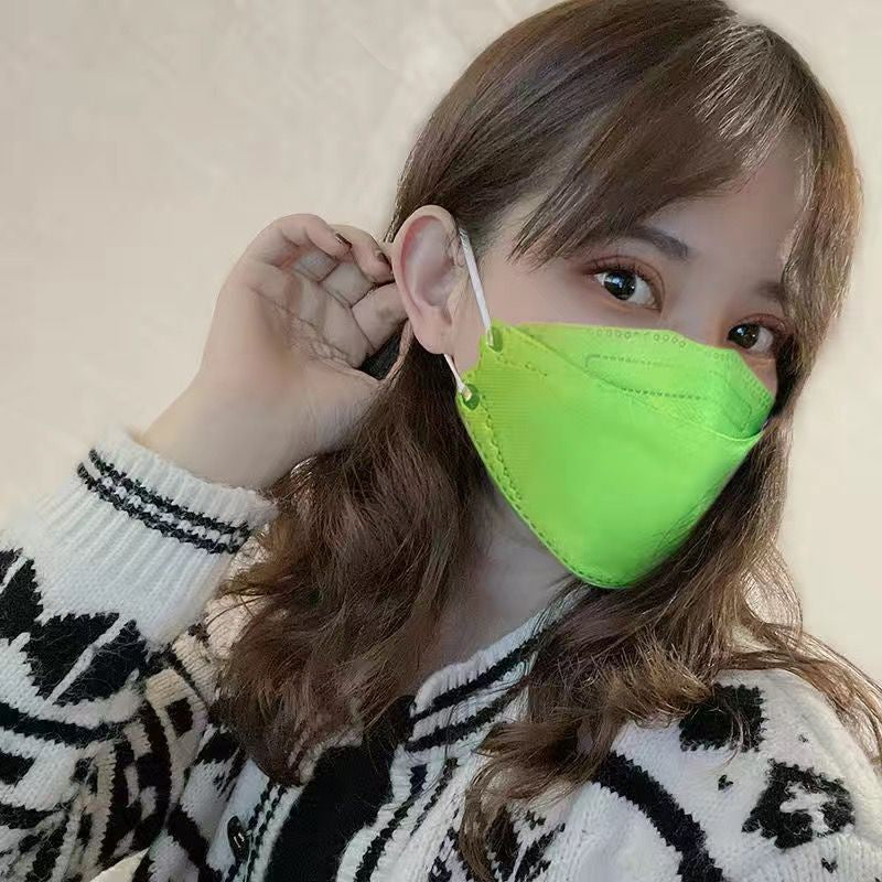 READY STOCK!!!KF94 4 Layer Medical Face Mask 10PCS KF94 3D Fish Mouth Face Mask Disposable Earloop 4ply Korea Design