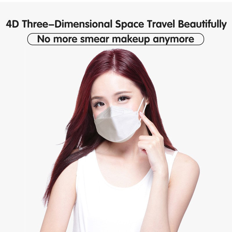 READY STOCK!!!KF94 4 Layer Medical Face Mask 10PCS KF94 3D Fish Mouth Face Mask Disposable Earloop 4ply Korea Design