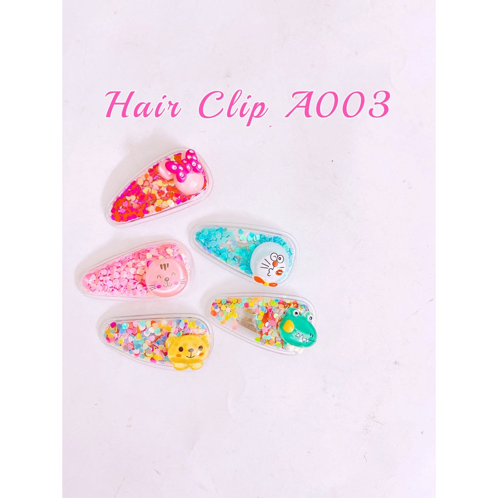READY STOCK!! 5PCS Cartoon Fruit Cutie Hair Clip Kids Baby Girls Hair Accessories