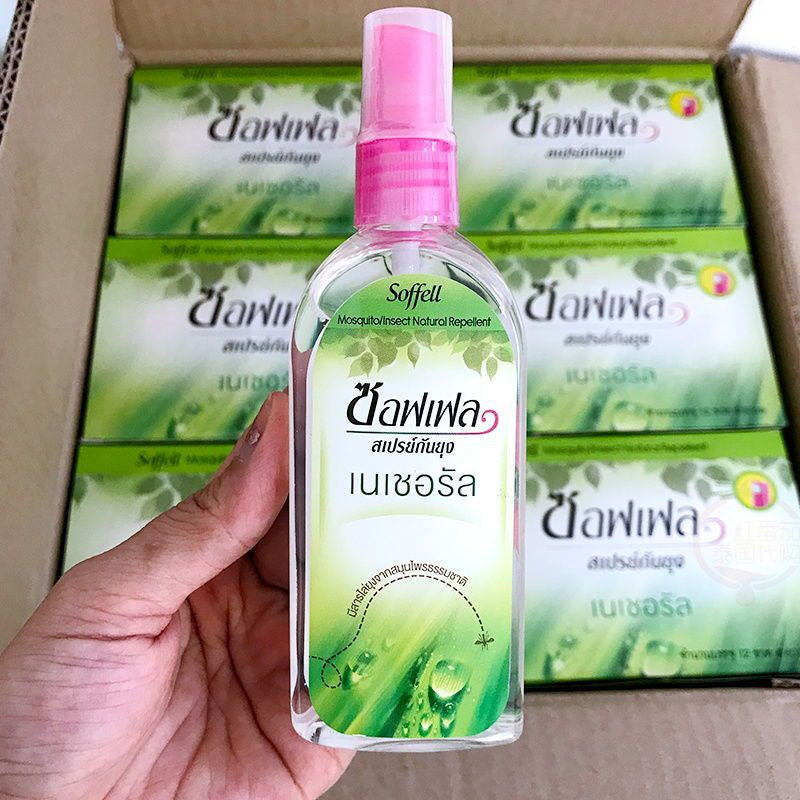READY STOCK!Soffell Liquid Mosquito Spray anti nyamuk 80ml/30ml 泰国防蚊喷雾 Original Thailand