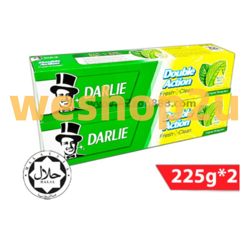 Darlie Toothpaste Value Pack 2in1 ( 225g X 2pcs ) 100% Original Genuine Darlie Product Ubat Gigi Darlie 黑人牙膏