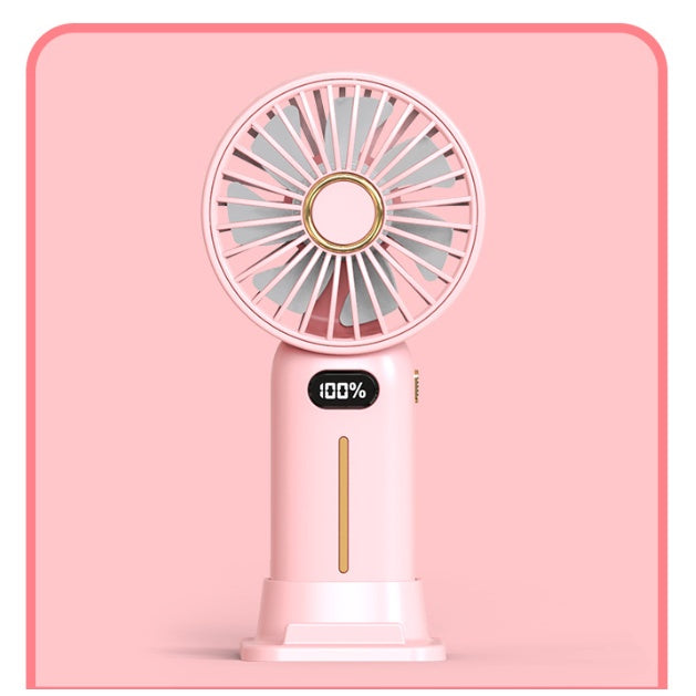 READY STOCK!!! Rechargeable Portable Mini Fan | Handheld USB Charging Fan with Adjustable 4-Speed Wind 充电便携式迷你风扇