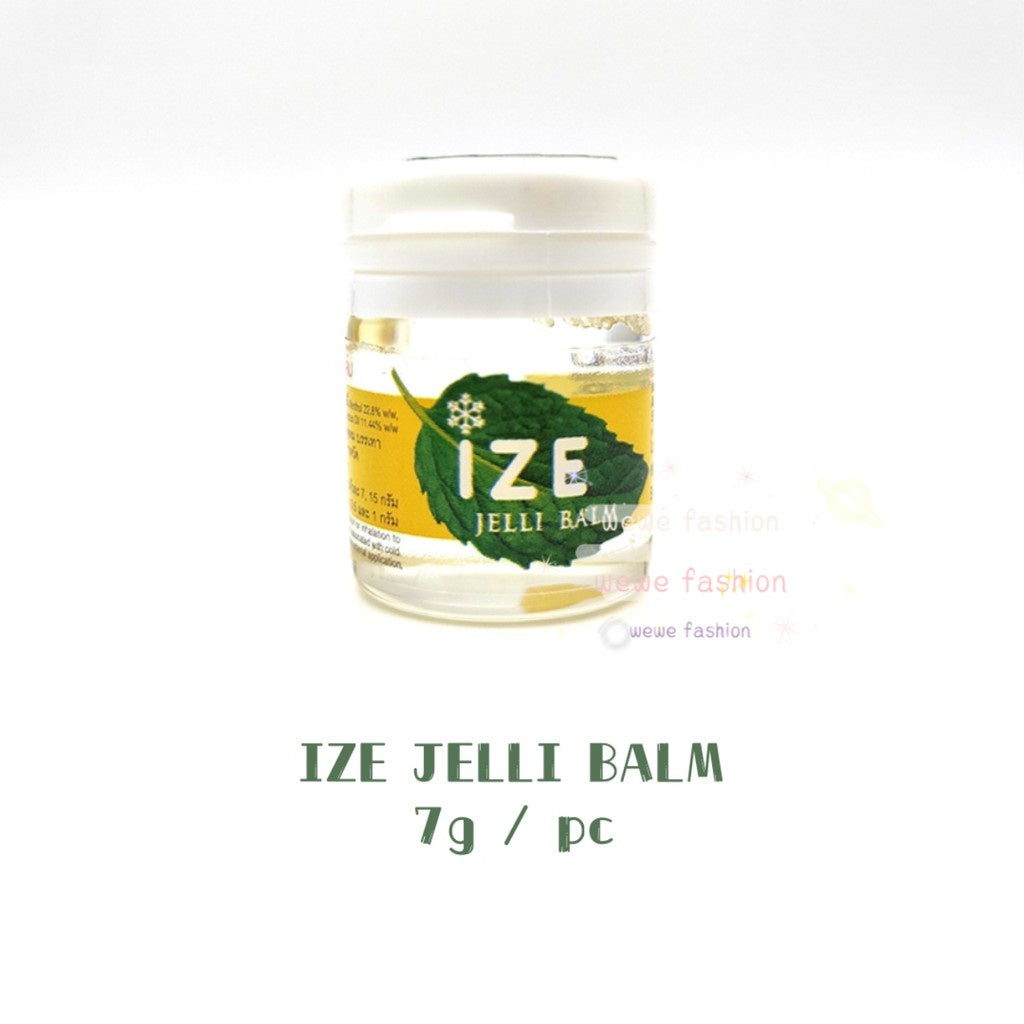READY STOCK!!! IZE JELLI BALM 7g 清凉油薄荷膏 Original Thailand