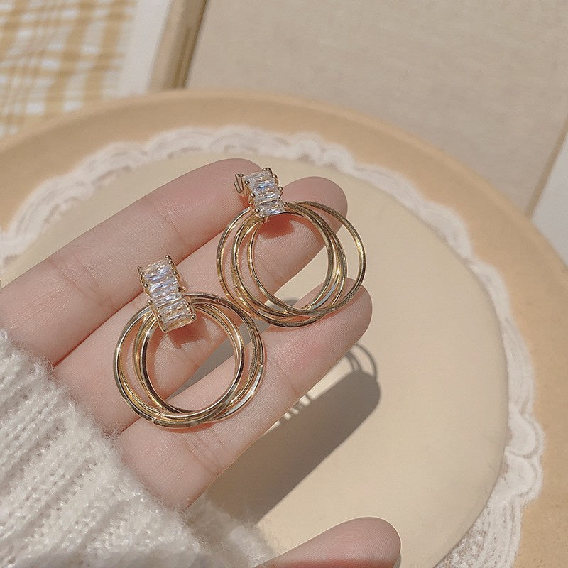 READY STOCK!!!2020 New Fashion Bear Drop Earrings Korean Alloy Cartoons Earring for Women