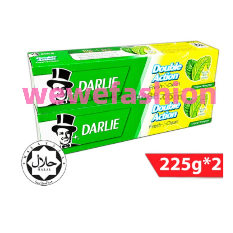 Darlie Toothpaste Value Pack 2in1 ( 225g X 2pcs ) 100% Original Genuine Darlie Product Ubat Gigi Darlie 黑人牙膏