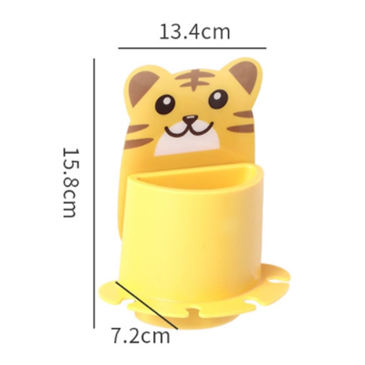 READY STOCK!!! Toothbrush hook self adhensives holder multifunction wall mirror glass 卡通壁挂式牙刷架 卫浴无痕粘胶牙刷挂架