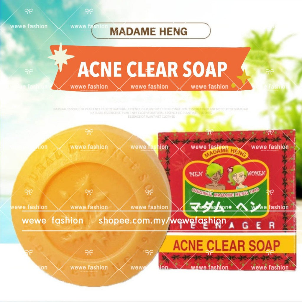 READY STOCK!!!! Madame Heng Merry Bell Original Acne Soap Thai Herbal Soap 160g 阿嘛肥皂 Original Thailand