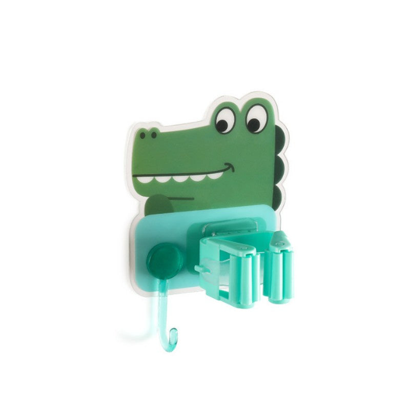 READY STOCK!!! Bathroom Cartoon Punch-Free Mop Hook | Storage Rack Mop Sangkut Penyangkut Clip 收纳拖把夹架