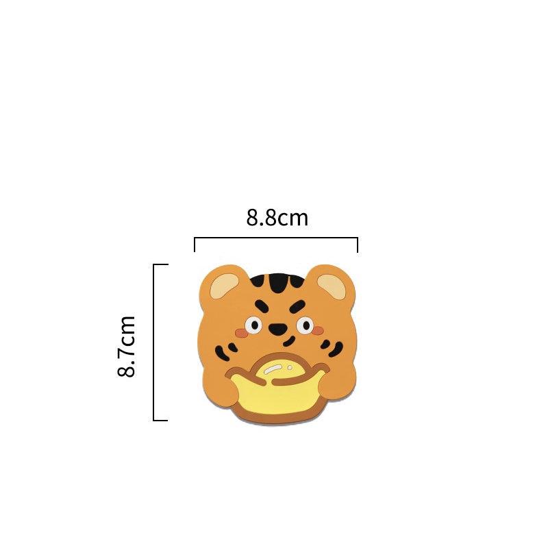 READY STOCK!!!Silicone Heat Insulation Pad Cartoon Cup Mat Anti-scalding Anti-skid Coaster Milk Coffee Cup Mats隔热垫