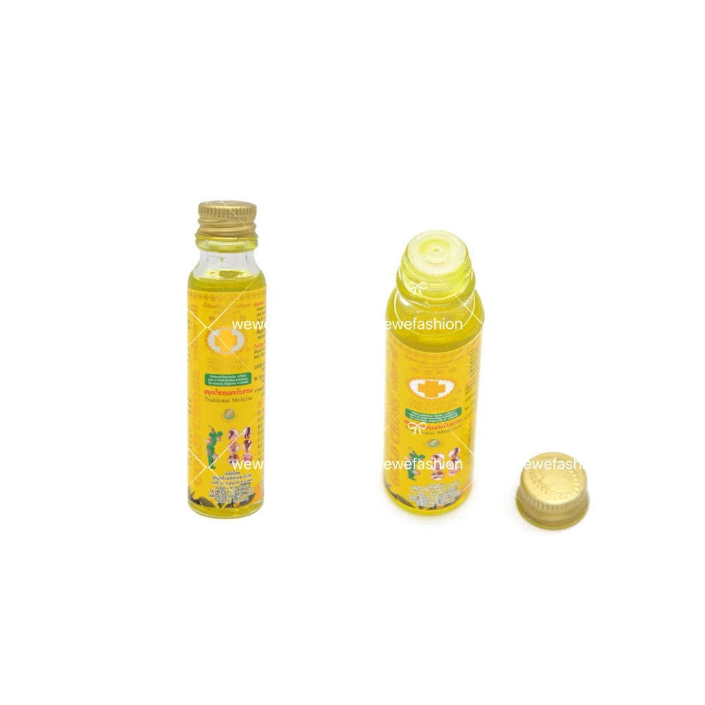 READY STOCK!!!Gold Cross Yellow Oil 24ml Original THAILAND 金冠斯油