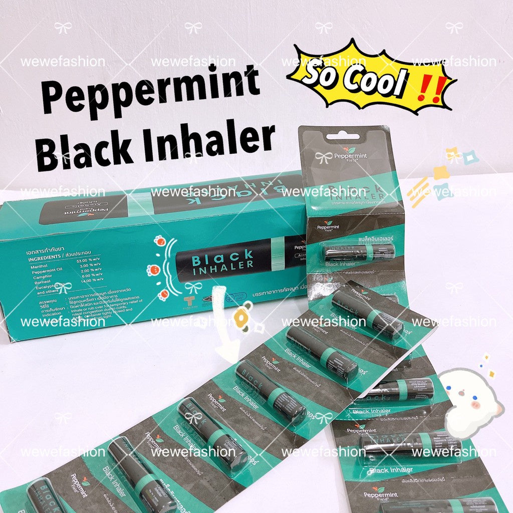 READY STOCK!!!Nasal Inhaler Peppermint Field Spa Aroma Aromatic 薄荷香筒鼻通