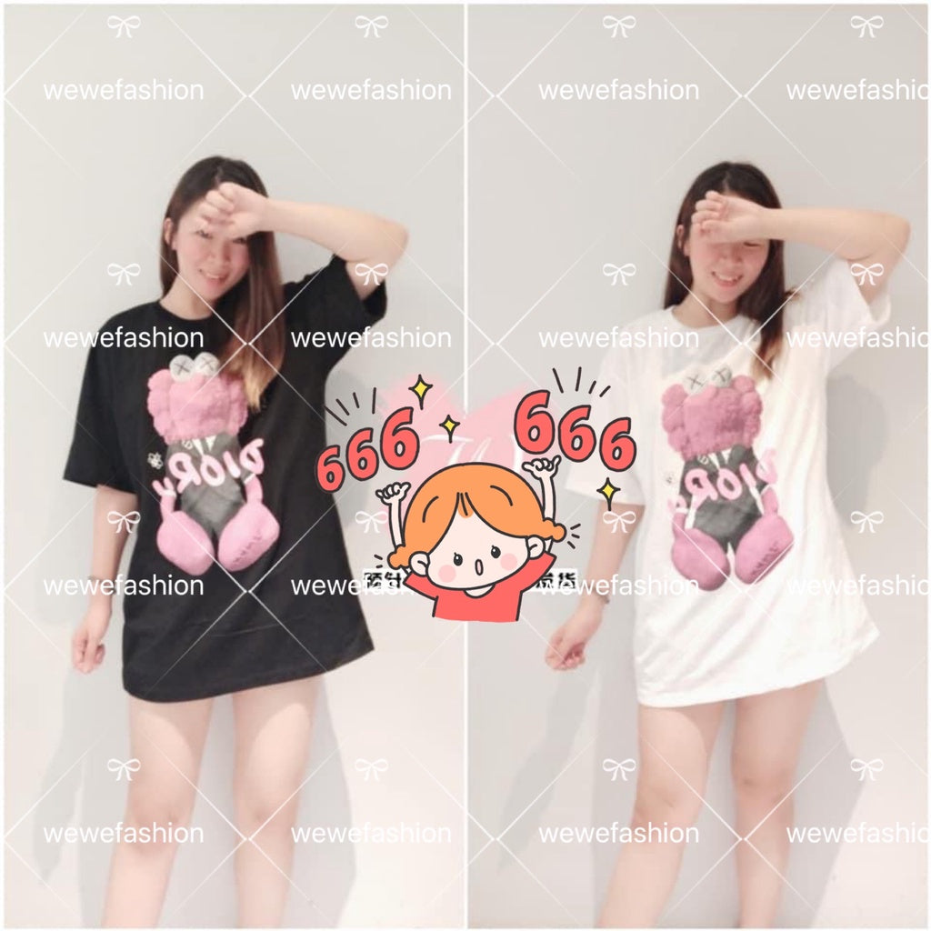 READY STOCK!!!Summer Blouse Clothing Short-sleeved baju T-shirt / Tees Loose Student Casual Shirt Oversize Mickey Minnie