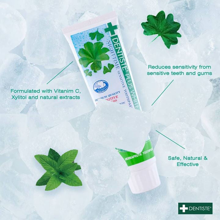 READY STOCK!!!DENTISTE' PLUS WHITE SENSITIVE GUM TOOTHPASTE 100g