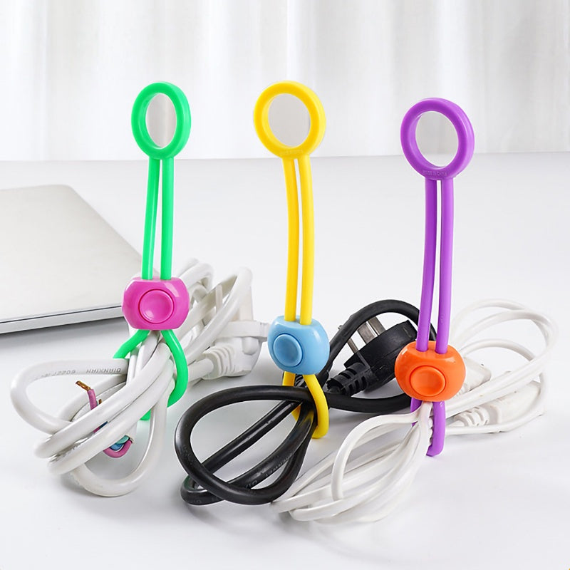 READY STOCK!!! Fruit Snack Grip Rope | Hangable Cable Clip | Tighten Strap Sealing Band | Portable Home Organizer 绑带密封带