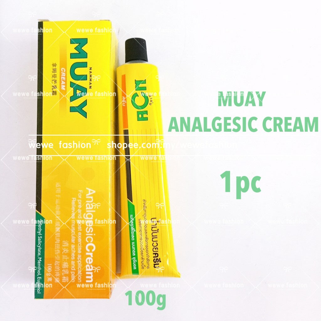 READY STOCK!!!Muay Thai Cream Namman Muay Ointment Thai Boxing Analgesic Balm泰国拳王按摩膏100g