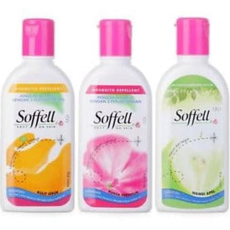 READY STOCK!!! Soffell Mosquito Repellent Lotion 60g | Anti-Mosquito 3 Scents Orange, Apple, Geranium Flower Soffell 驱蚊