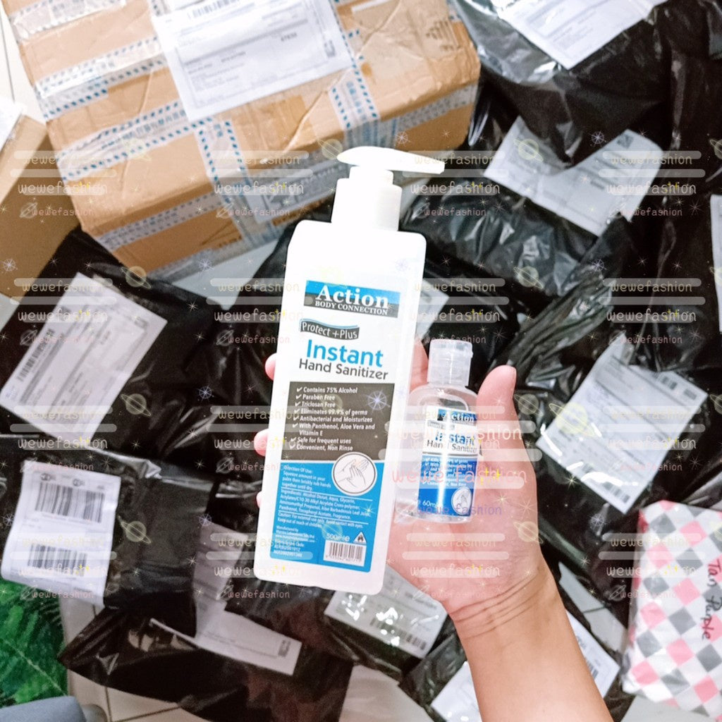 Ready Stock!!!ACTION Hand Sanitizer 60ml Original 75% Alcohol KILL 99/9 GERMS POCKET HAND SANITIZER免洗手消毒液