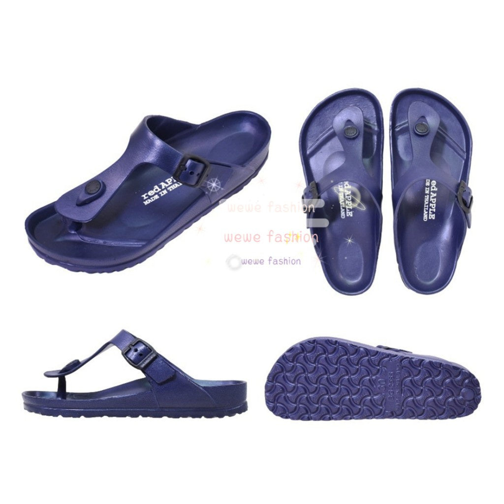 READY STOCKS!!!RED APPLE THAI T-STRIP BG2565 SHOES 泰国防水防滑夹脚拖鞋 Original Thailand