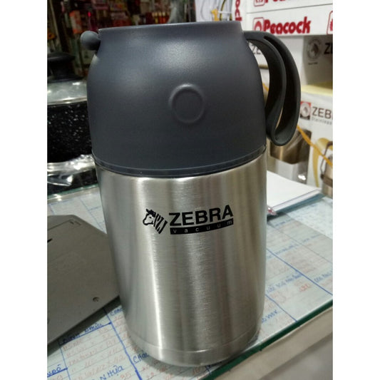 100% Original Thailand Zebra Stainless Steel 0.65LT Vacuum Food Jar Z123006 123006