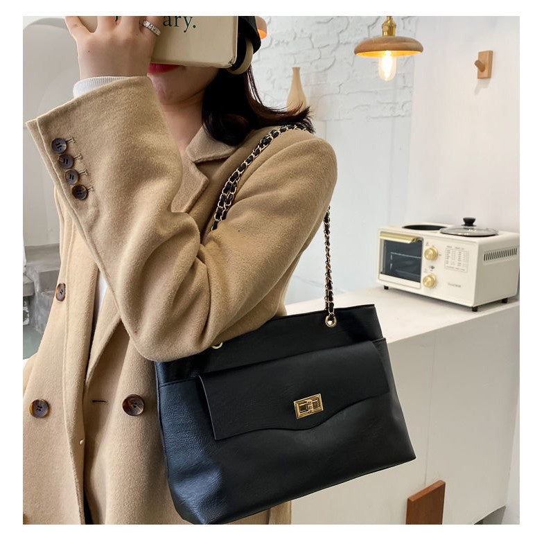 READY STOCK!!!BSB1101 PU Sling Bag New Fashion Casual Lady Handbag Beg Solid Color Shoulder Casual Bucket Bags大容量斜挎包