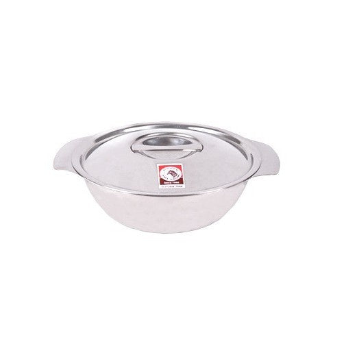 READY STOCK!!!ZEBRA S/S Soup Bowl with Lid#12cm#14cm#16cm#18cm#20cm#22cm
