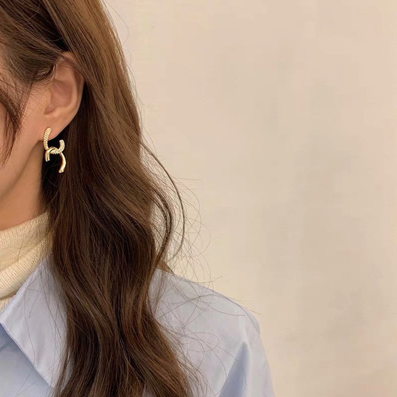 READY STOCK!!!2020 New Fashion Bear Drop Earrings Korean Alloy Cartoons Earring for Women