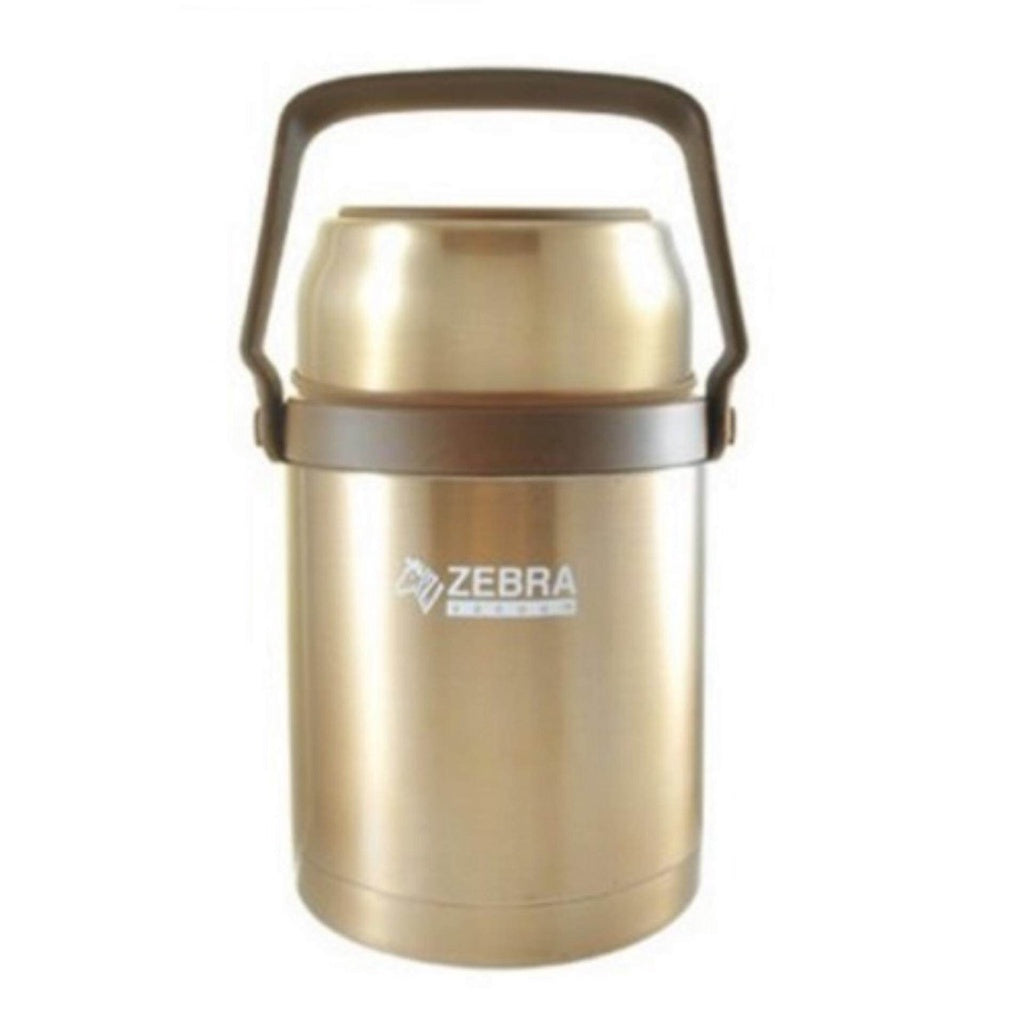 100% Original Zebra Thailand Stainless Steel Vacuum Food Jar Picnic 1000ml 1L 152435 SUS304