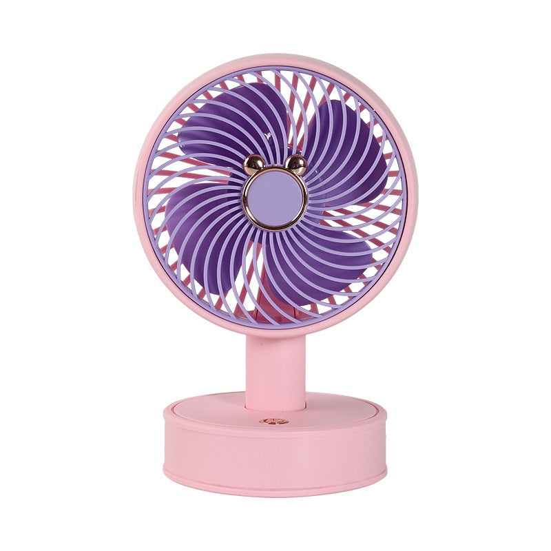 READY STOCK!!! Portable Desk Fan | Mini Table Fan | USB Rechargeable | Clip-on & Handheld Cooling Fan 便携桌面风扇 迷你桌扇