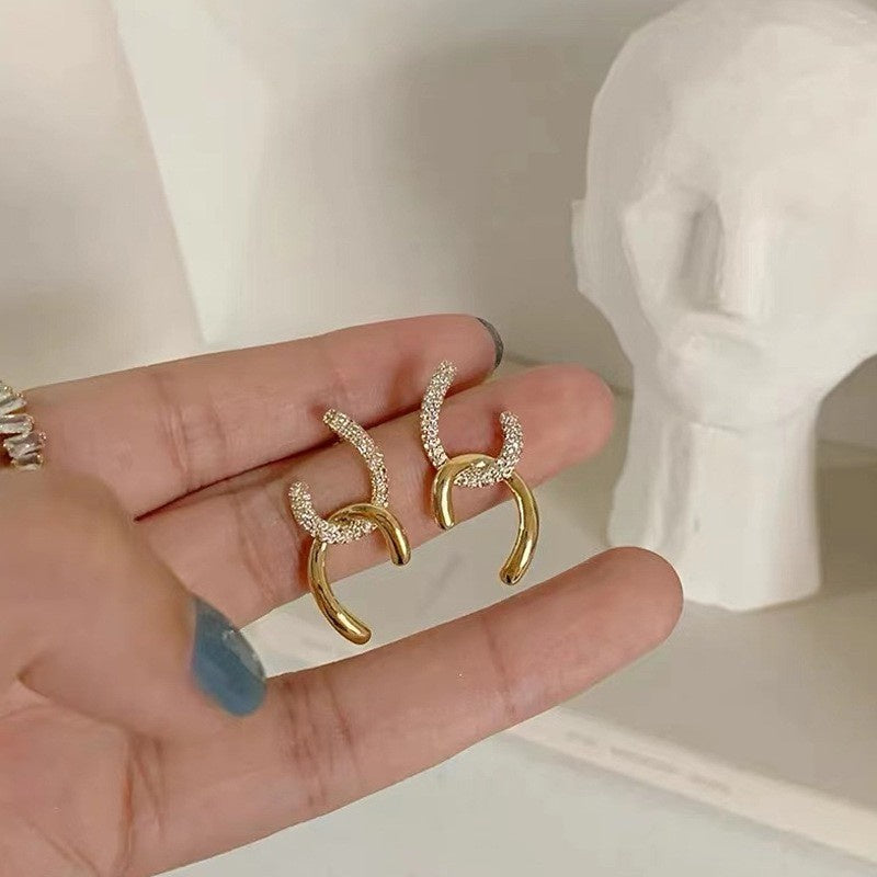 READY STOCK!!!2020 New Fashion Bear Drop Earrings Korean Alloy Cartoons Earring for Women